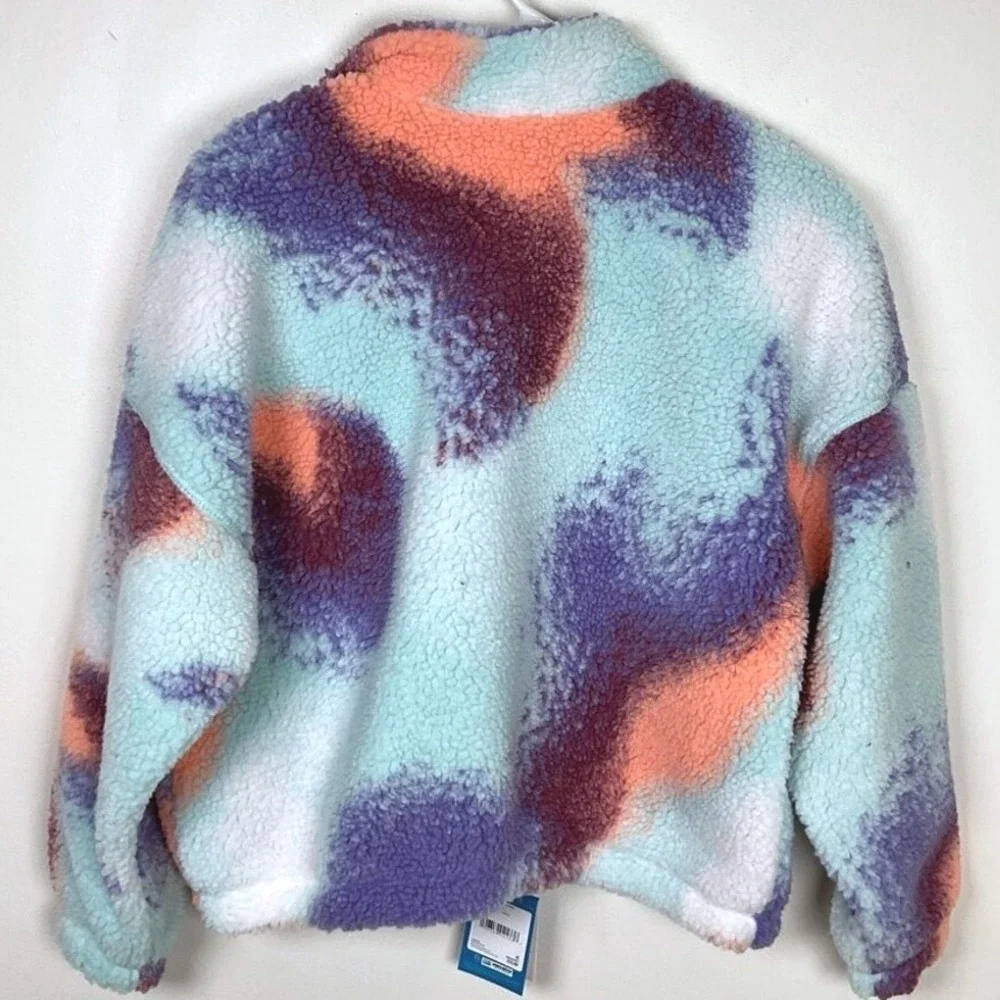 DSG Girls Sherpa‎ Cozy Full Zip Jacket Size Large (14)